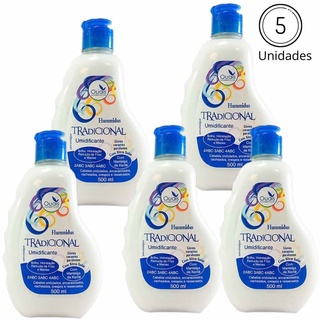 5 Creme Umidificante Hummidus Tradicional 500ml Promoção!