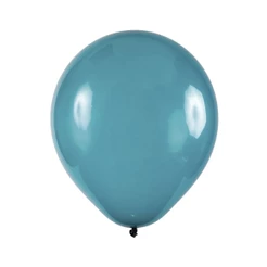 Balão De Festa Redondo Cristal - Azul Turquesa - 9" 23cm - 25 unidade