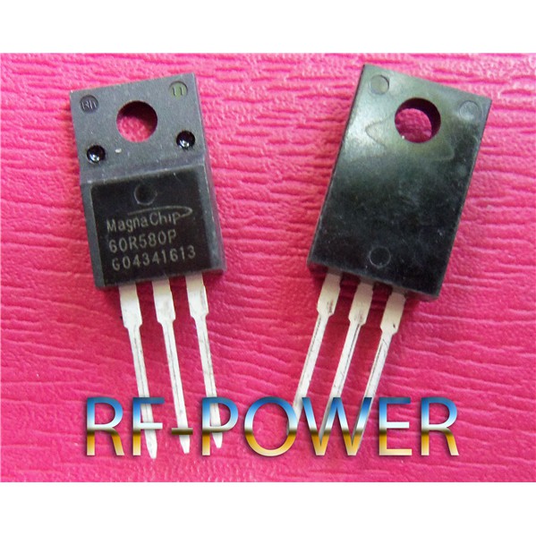 Transistor Mosfet 60r580p Ipa60r580p 60r580 To220f Original | Shopee Brasil