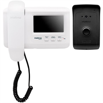 Interfone Com Camera Vídeo Porteiro Color Ivr 1010 Intelbras com Abertura de até 2 portões