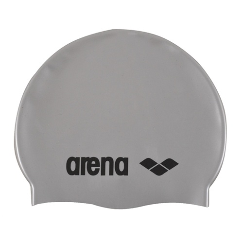 Touca para Natação Classic Silicone Arena Prata