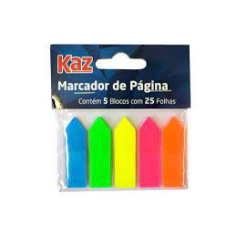 MARCADOR DE PAGINA COLORIDO adesivo recado lembrete KAZ bloco de notas lembrete organização de livros e cadernos