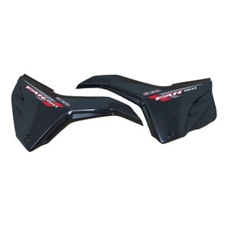 par tampa lateral fan 150 2014 2015 preta com adesivos em Oferta na Shopee