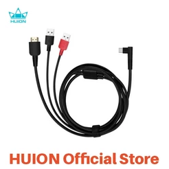Huion Cabo 3 Em 1 Cb05A Compatível Com Kamvas 12, Kamvas 13, Kamvas 16 (2021)