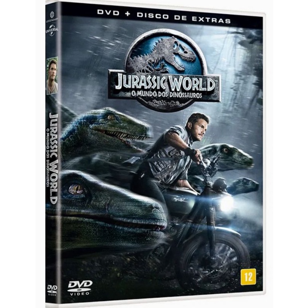 Dvd Duplo Jurassic World - O Mundo dos Dinossauros - Lacrado e Original 2 Discos.(RARIDADE)