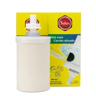 Vela De Filtro Salus Original Filtros De Barro e Filtros De Acrílico Com Carvão Ativado E Comum E Bóia