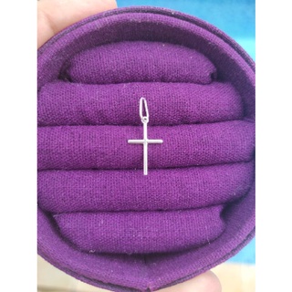 Pingente Cruz Palito 20 mm x 10 mm em Prata 925 com certificado