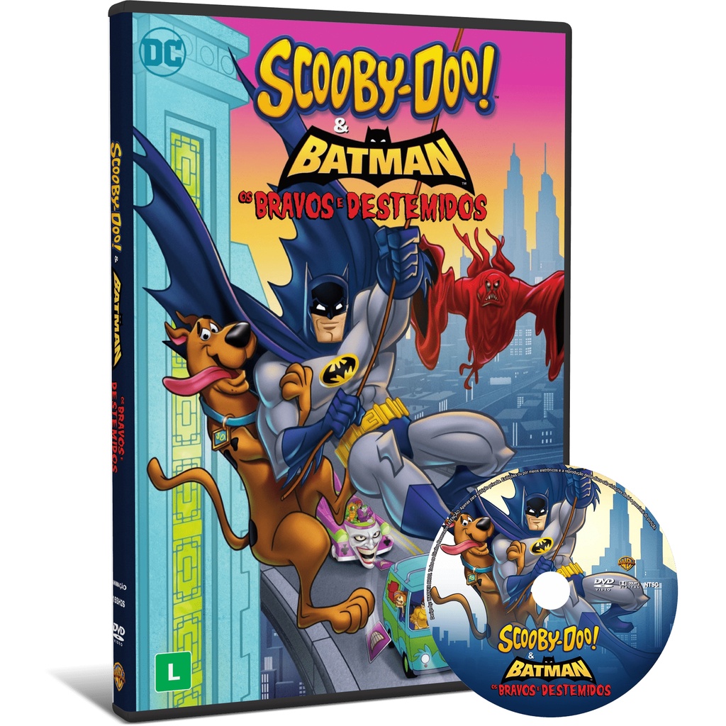 DVD Filme Scooby-Doo & Batman Os Bravos e Destemidos (2018)