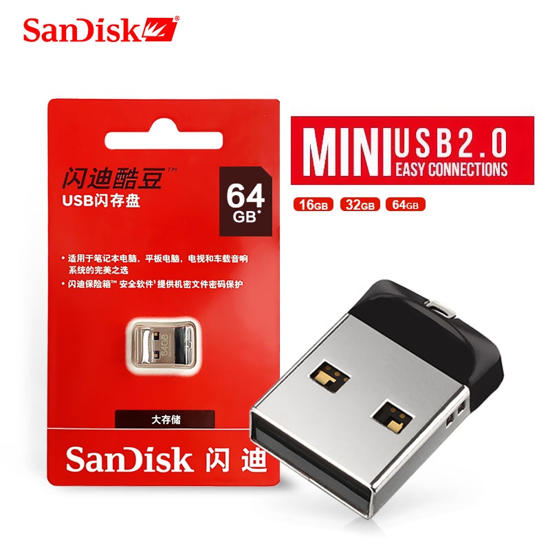 Original SanDisk Pen Drive 8 GB 16 GB 32 GB 64 GB 256 GB Flash Drive Mini Memory Stick notebook suporte