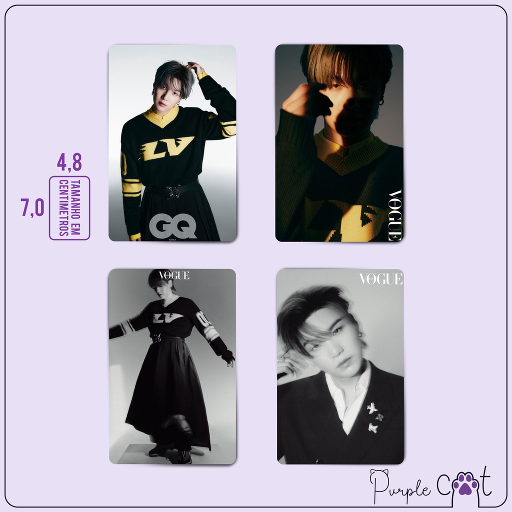 Kit mini Photocards SUGA BTS | Fanmade | Shopee Brasil