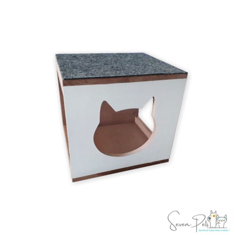 Nicho Toca Casinha Playground para gatos Mdf 15mm