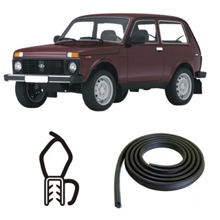 Borracha Do Porta Malas Preta Com Aba Lada Niva em Oferta na Shopee