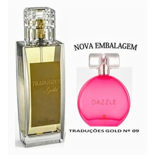 Perfume Feminino Traducao Gold Nº 09 Dazzle Hinode Acabamento Matte Shopee Brasil