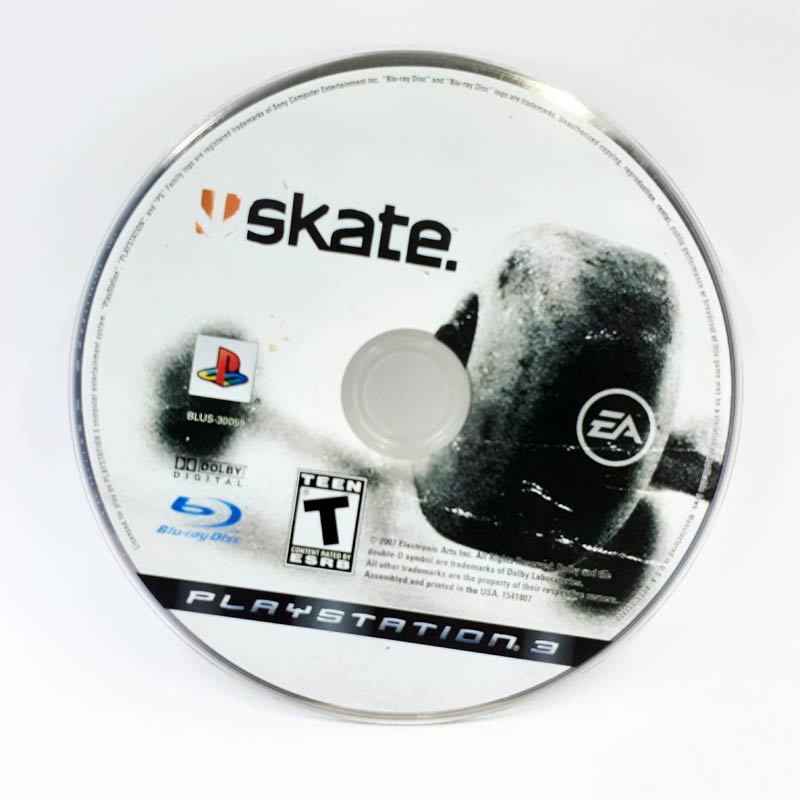 Skate original usado apenas disco capa branca PS3
