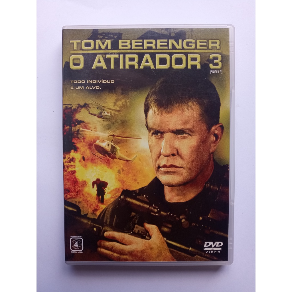 Dvd O Atirador 3 Tom Berenger Byron Mann Dub Leg Original