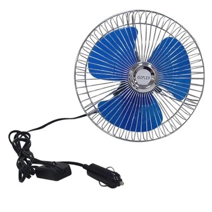 Ventilador Automotivo Azul 24v 8 Polegadas Carro Van Caminhão