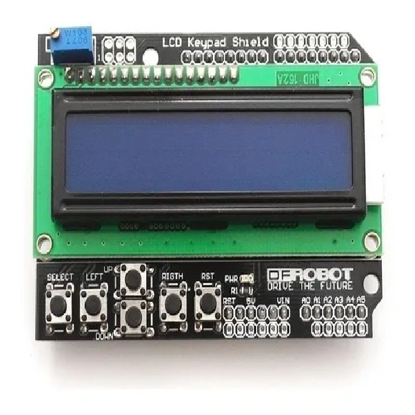 Display Lcd Keypad Shield 16x2 Botoes Arduino botões