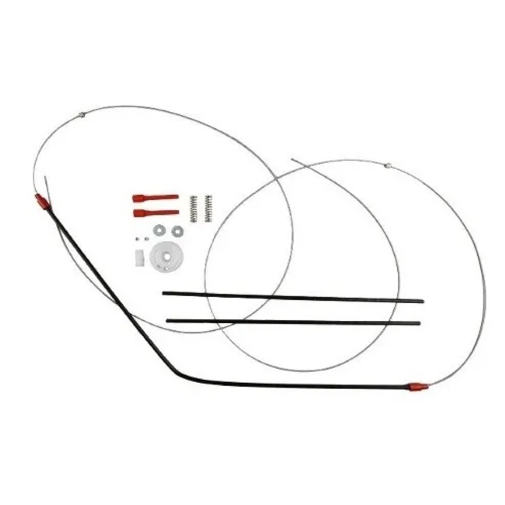 Kit Reparo Vidro Eletrico Golf 1995 96 97 4 Portas Traseiro