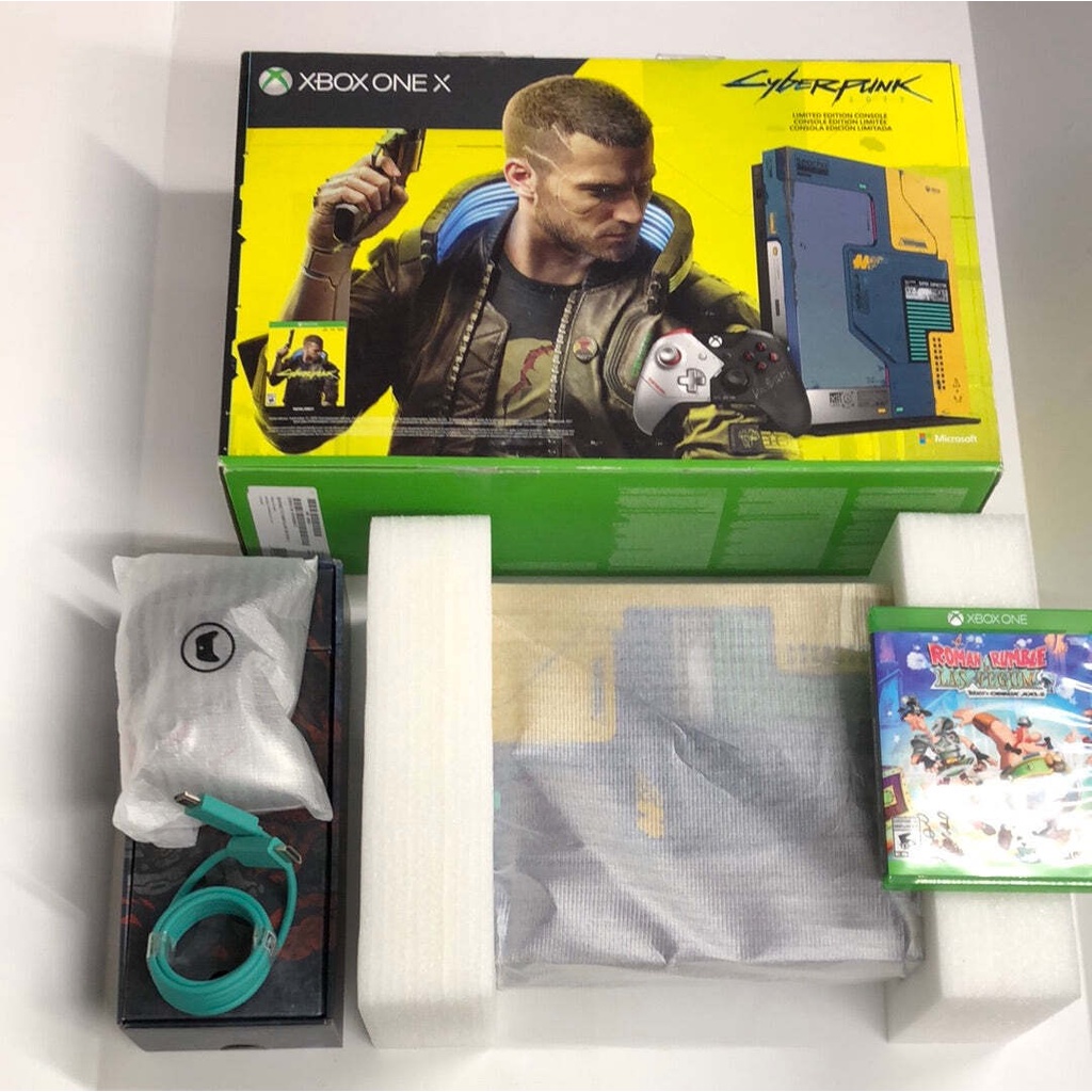 Xbox One X Cyberpunk 2077 Limited Edition 1tb Console Complete Tested Shopee Brasil 6594