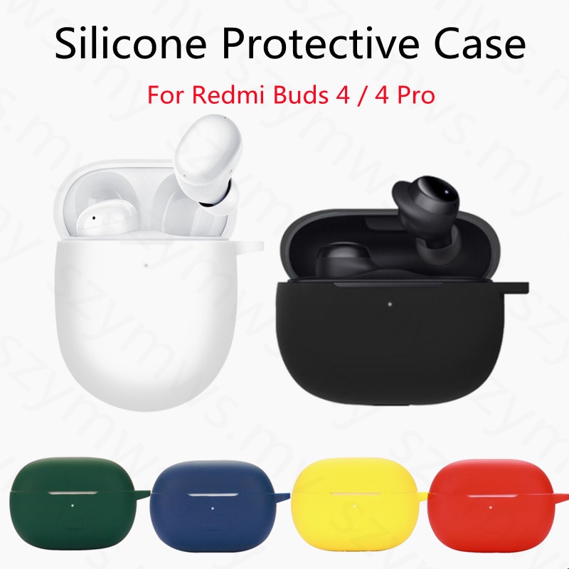 Redmi Buds 4/4 Pro Capa De Silicone Fone De Ouvido Bluetooth Sem Fio Ultra Fino À Prova De Choque Protetora Macia
