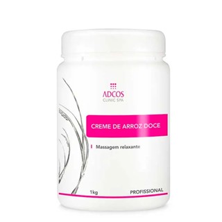 Adcos Profissional Clinic Spa Creme de Arroz Doce 1kg em Oferta na Shopee