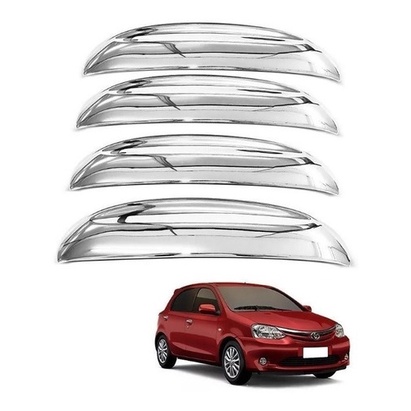 Aplique Capa Maçaneta Cromada Toyota Etios 2013 2014 Diante