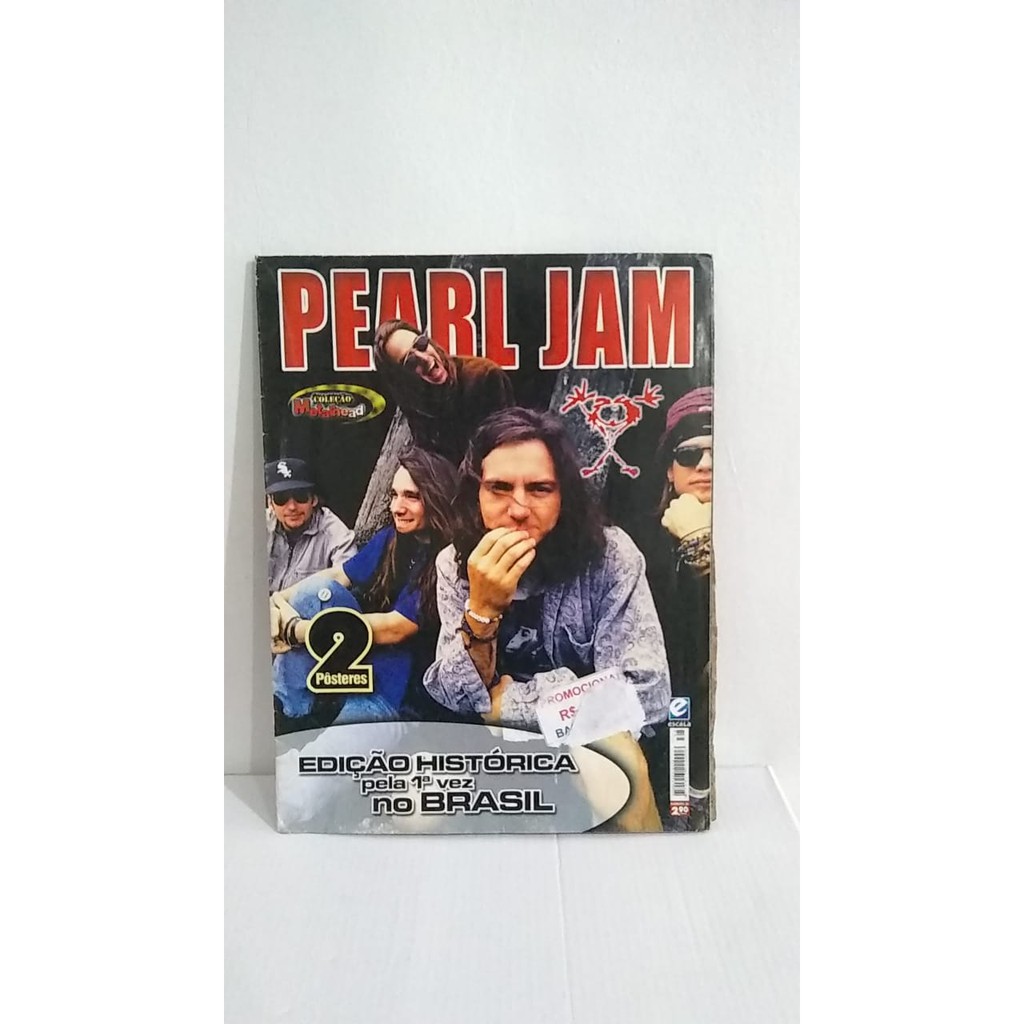 Peanrl Jam edição histórica 1° vez no Brasil - SEMI-NOVO