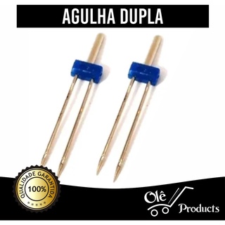 Agulha Dupla 3MM e 4MM