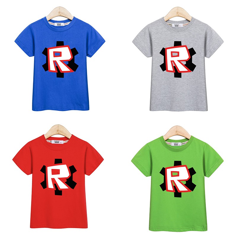 Camisa De Manga Curta Para Criancas Roblox Estampas Tops Moda - camisa elegante para roblox