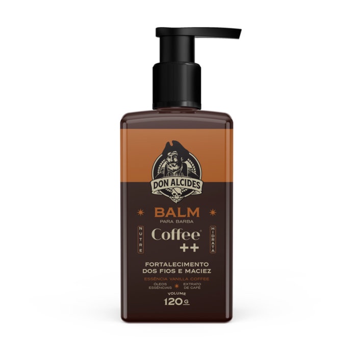 Balm Hidratante Para Barba 120ml - Coffee - Don Alcides