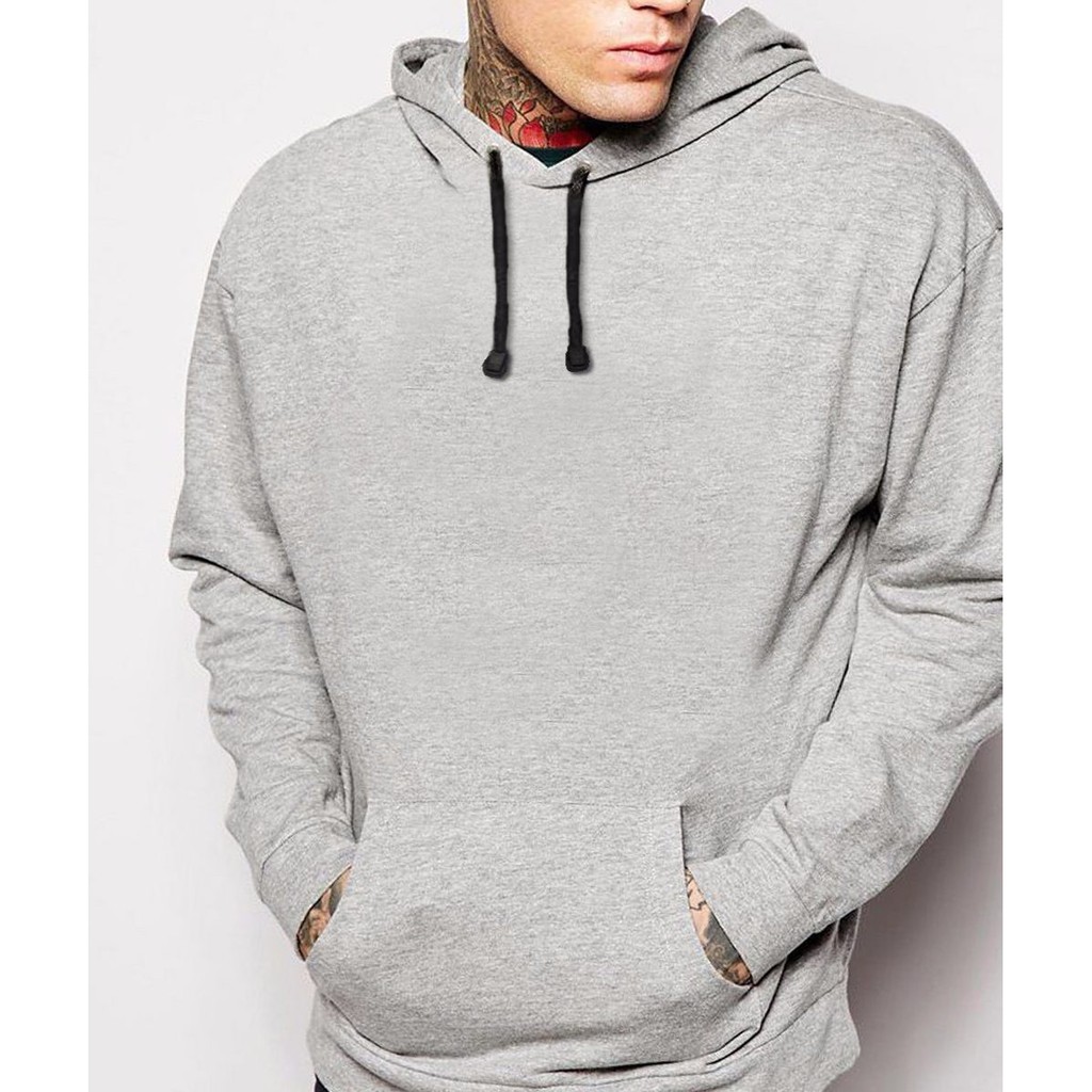 Moletom canguru blusa de frio casaco blusão capote Liso P ao GG