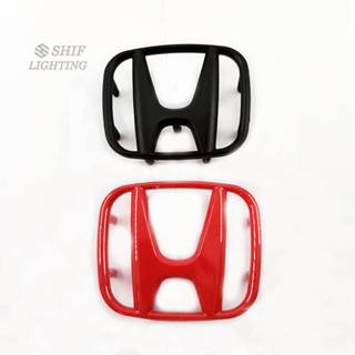 1 x Emblema Do Logotipo Volante ABS Preto Vermelho H Para HONDA Civic Accord City CRV em Oferta na Shopee