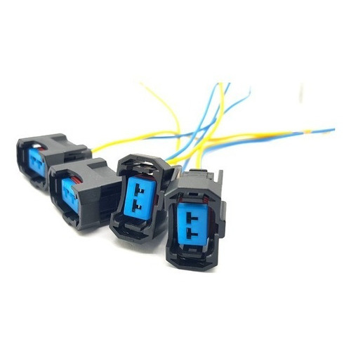 04 Plug Chicote Bico Injetor Honda Civic Fit Crv 2.0
