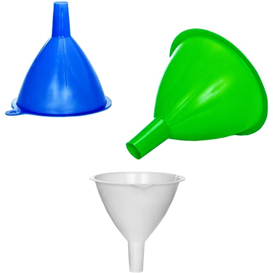 Funil De Plastico Medio Colors 10Cm em Oferta na Shopee