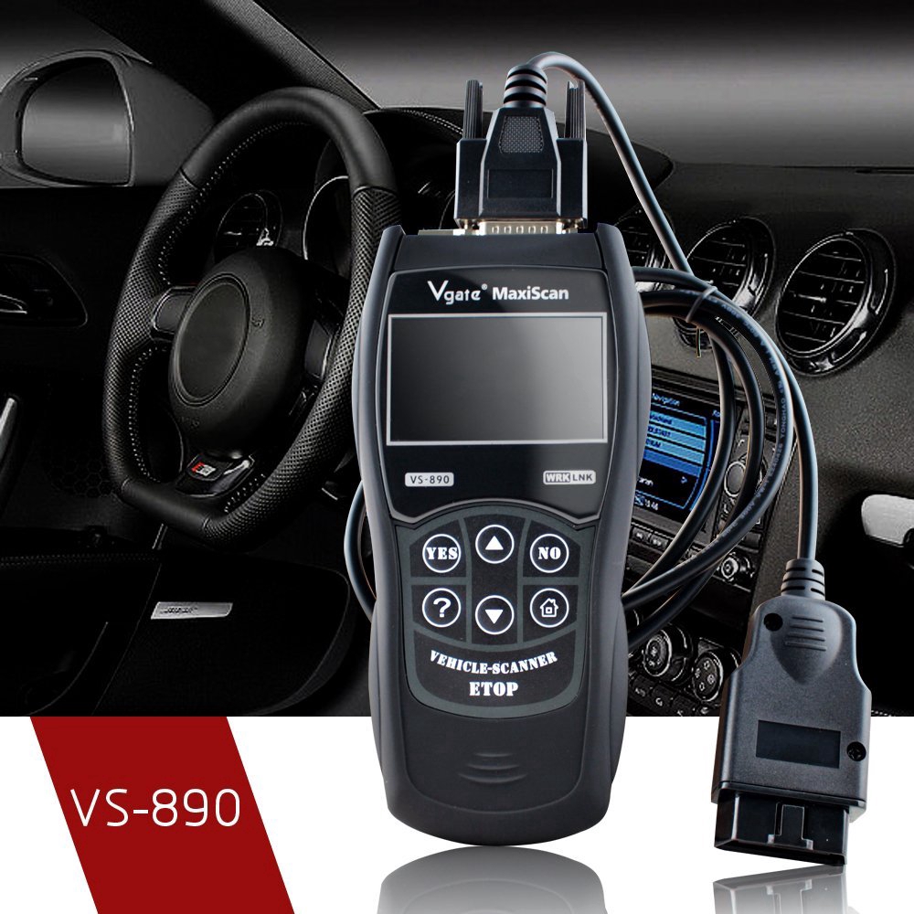 Leitor De Código OBD2 Vgate VS890 , Scanner Analisador De Motor EOBD OBD2 , Automático , Ferramenta De Diagnóstico De Ca
