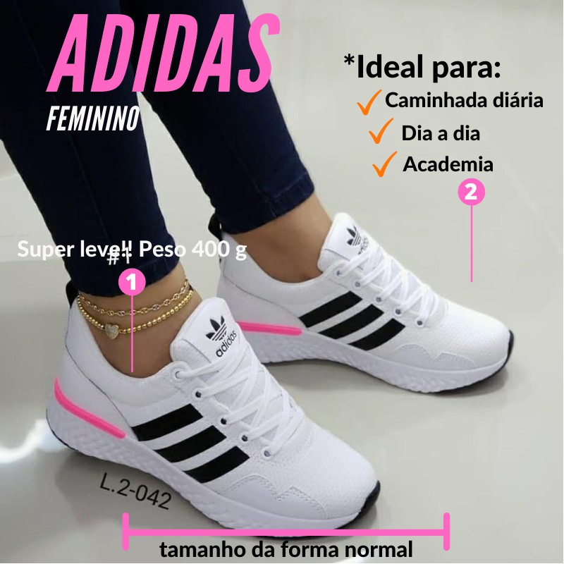 tenis feminino adidas academia