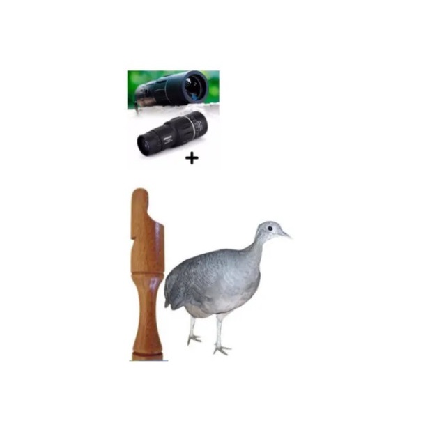 Apito Inhambu - Açu 09 + Luneta Observação De Aves