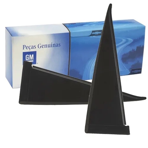 Kit 2 Moldura Acabamento Externo Porta Traseira Corsa Classic