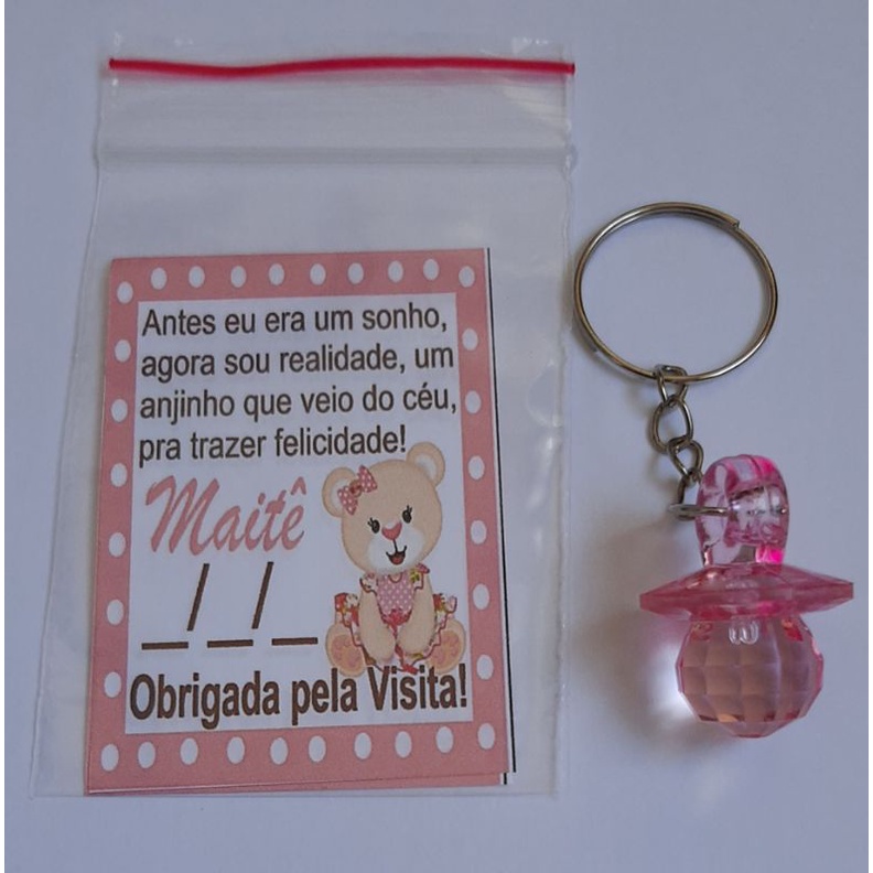 60 Lembrancinha chá de fraldas, Chá rifa, Maternidade, nascimento, chaveiros com tag