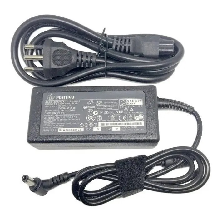 Fonte Carregador Para Notebook Positivo 19v 3.42a 65w