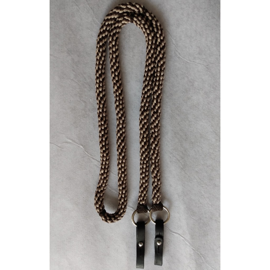 Rédea Lã Torcida Mesclado de Marrom em Oferta na Shopee