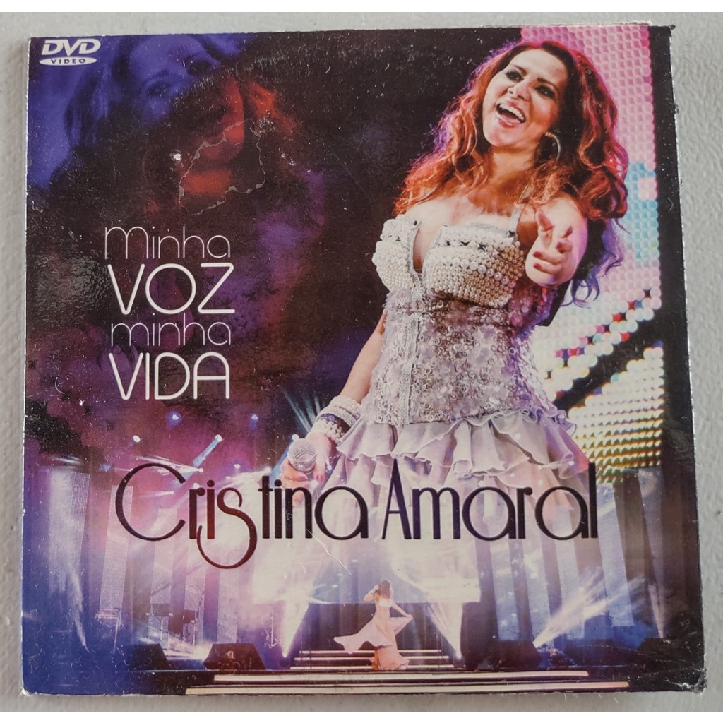 Dvd Cristina Amaral - Minha Voz Minha Vida