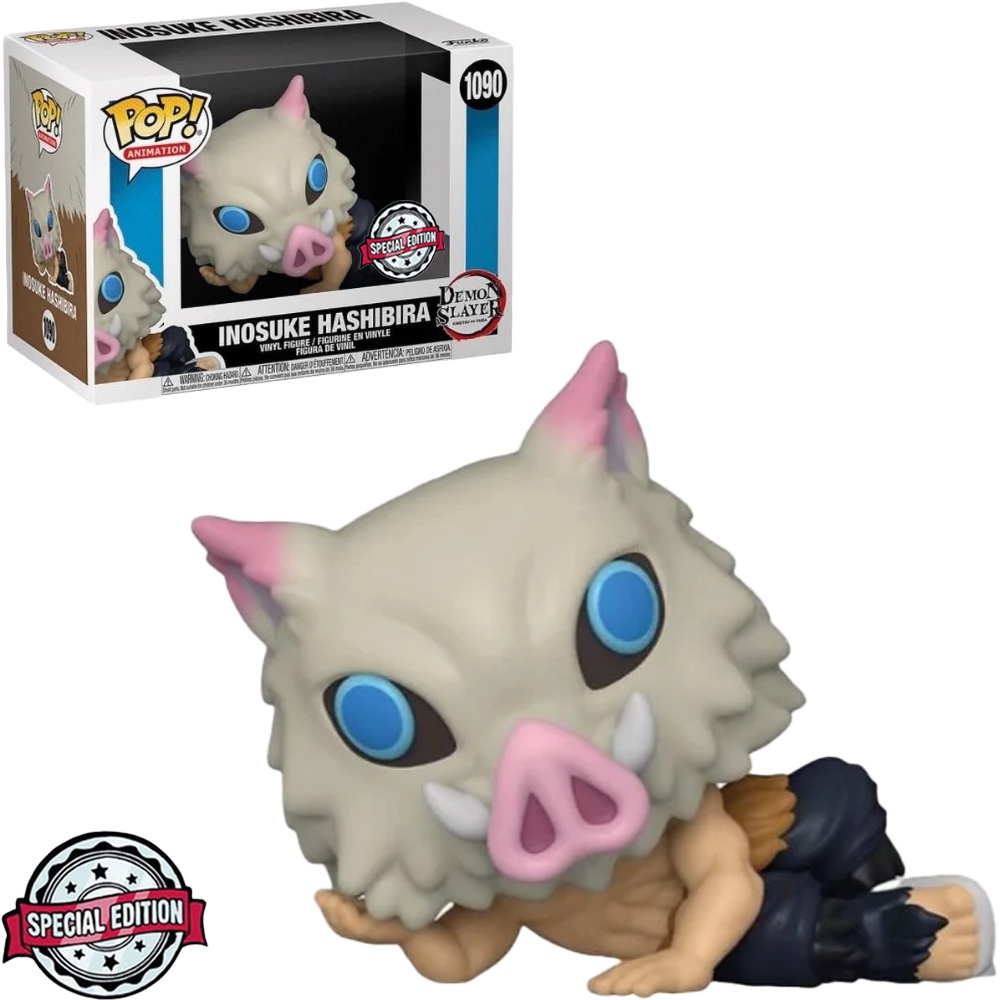 Funko Pop Demon Slayer Exclusive - Inosuke Hashibira 1090 Novo Original