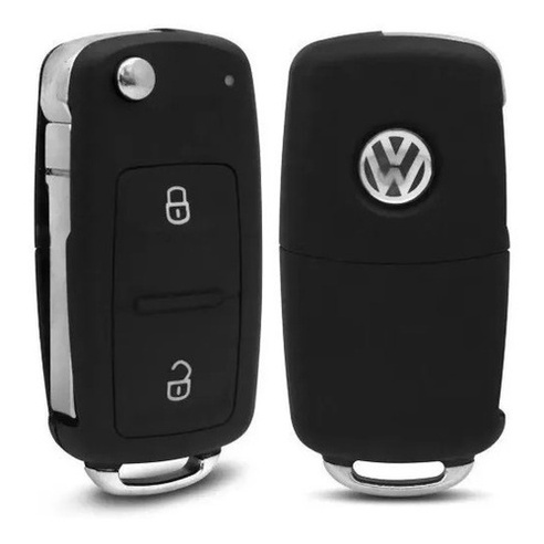 Carcaça Da Chave  Vw Amarok Saveiro 2 Botões