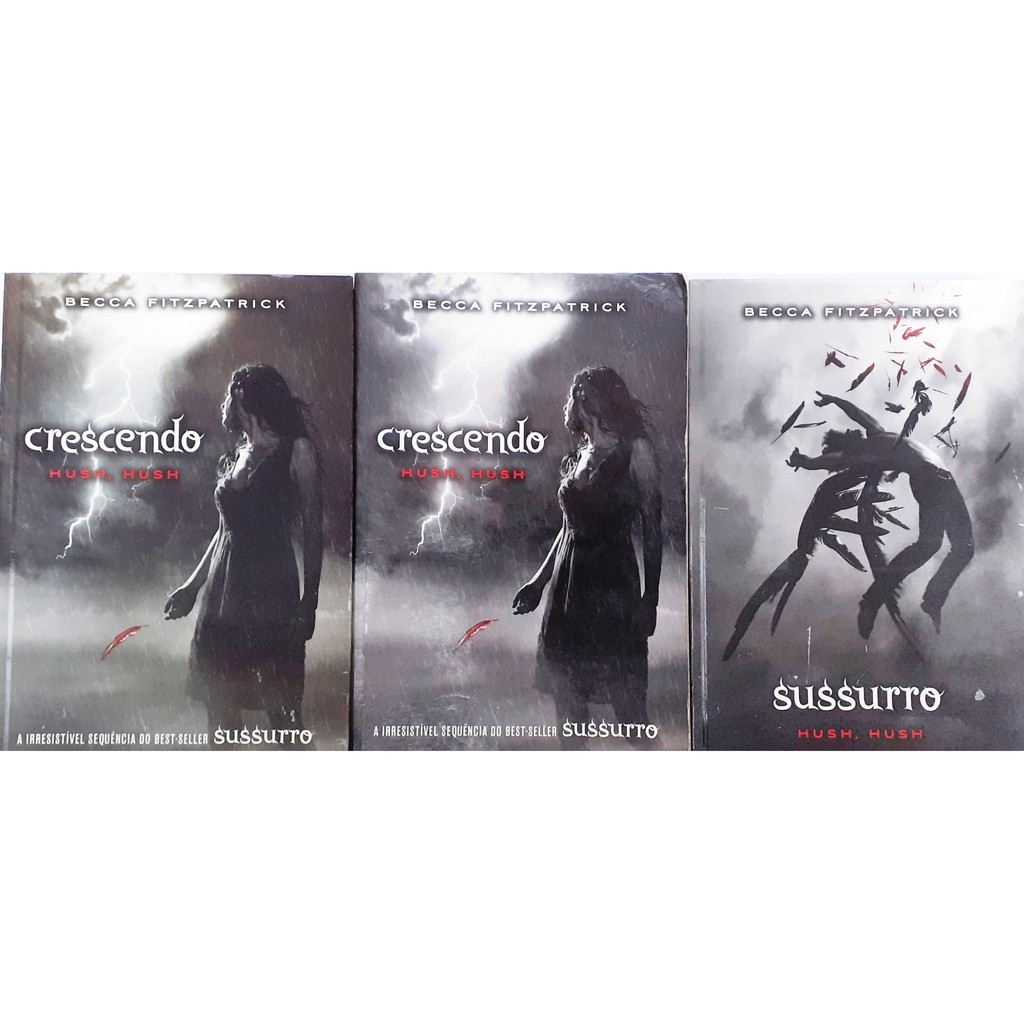 Livro Finale Hush Hush Becca Fitzpatrick SUSSURRO / CRESCENDO HUSH