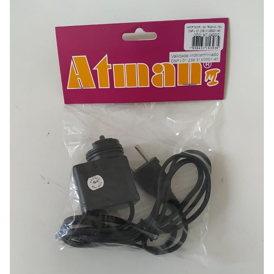 Motor Filtro Atman Hf0400 Reparo Reposição Impeller Incluso HF-0400