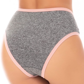 Kit 2 Calcinhas Alta Feminina Grande Pós Parto Suplex Plus Size - Ana N/P