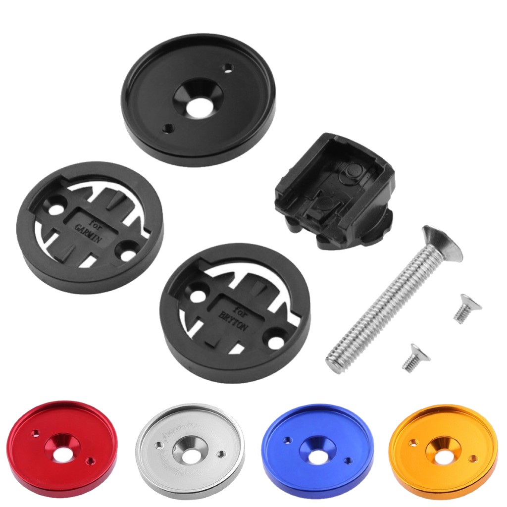 Suporte Alumínio Gps compativel Bryton Garmin Edge Bike Tampa Mesa