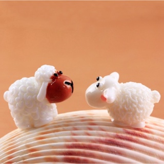 10 Pçs / Conjunto Ornamento De Paisagem Em Miniatura De Ovelha Para Decoração De Casa De Bonecas em Oferta na Shopee