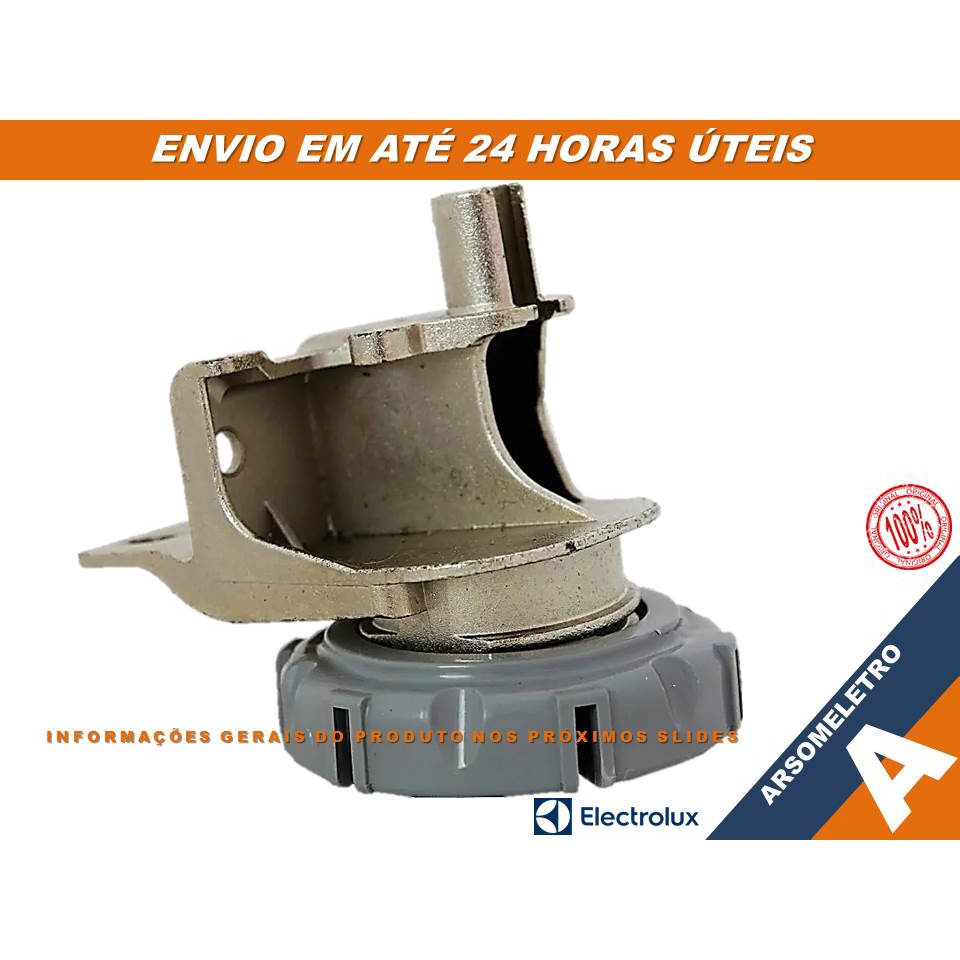 Dobradiça ORIGINAL Inferior Direita Completa Geladeira Electrolux DF80/DFN52/DFI80...